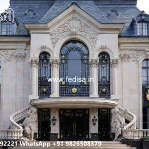 Luxury Classic Villa Design with Elegant Hall Ideas No-6185