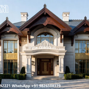 Classic Villa Design with Artistic Interior Decor No-6191