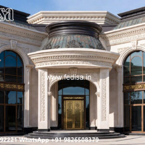 Classic Villa Design with Decorative Wooden Details No-6218