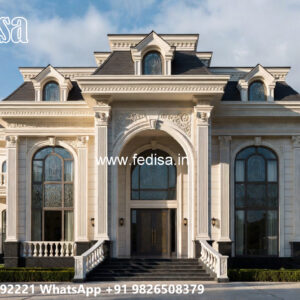 Classic Villa Design with Elegant Front Elevation No-6241