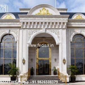 Classic Villa Design with Premium Exterior Lighting No-6242