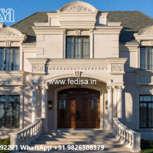 Classic Villa Design with Elegant Courtyard Inspiration No-6289