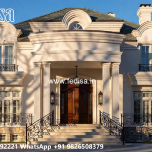 Classic Villa Design with Beautiful Marble Details No-6290