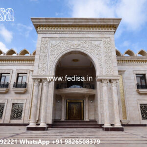 Luxury House Design with Elegant Marble Flooring No-6355