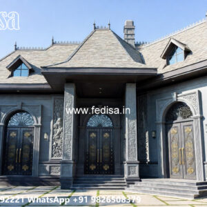 Modern Luxury House Design with Glass Facade No-6361