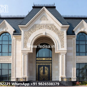 Luxury House Design with Grand Architectural Style No-6364