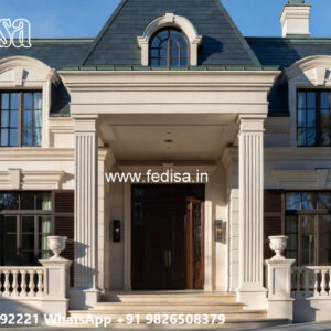 Luxury House Design with Elegant Home Entrance No-6389