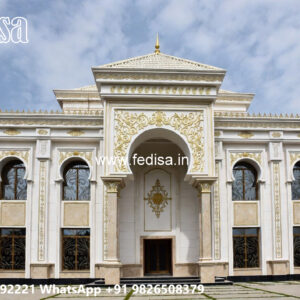 Luxury House Design with Elegant Front Yard Ideas No-6412