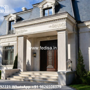 Classic House Design with Elegant Exterior Architecture No-6454