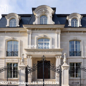 Classic House Design with Beautiful Garden Landscape No-6471