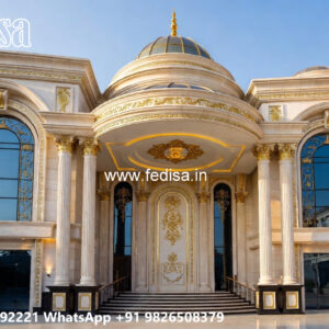Classic House Design with Decorative Pillar Concepts No-6473