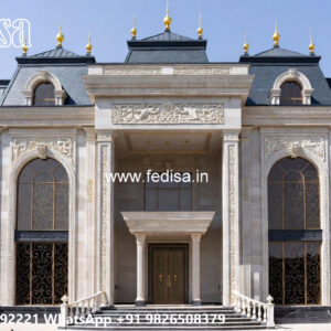 Classic House Design with Beautiful Staircase Ideas No-6480
