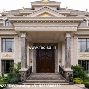 Classic House Design with Stylish Marble Flooring No-6507