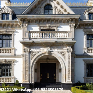 Classic House Design with Beautiful Front Elevation No-6528