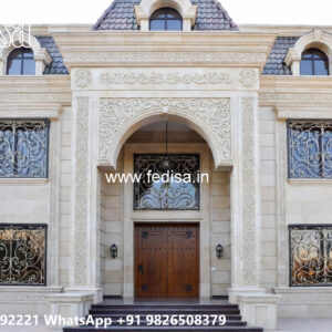 Classic House Design with Elegant Glass Windows No-6537