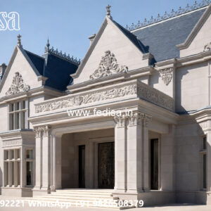 Classic House Design with Luxury Family Living Spaces No-6571