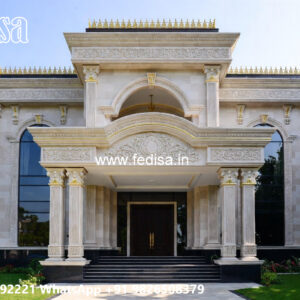 Classic House Design with Elegant Marble Staircase No-6574