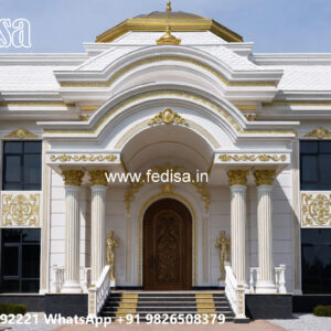 Classic House Design with Stylish Entrance Lighting No-6580