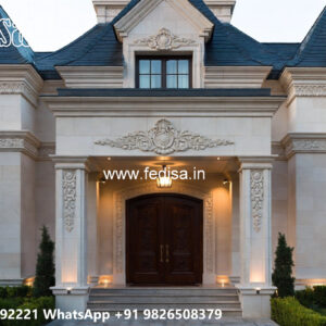 Classic House Design with Luxury Home Exterior Ideas No-6595