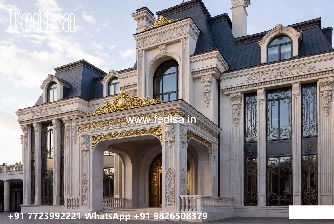 Classic Villa Design with Stylish Exterior Facade No-6620