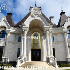 Classic Villa Design with Elegant Window Styling No-6638