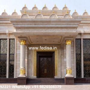 Classic Villa Design with Decorative Iron Railings No-6656