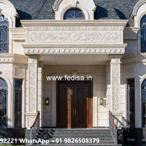 Luxury Classic Villa Design with Rich Marble Decor No-6663