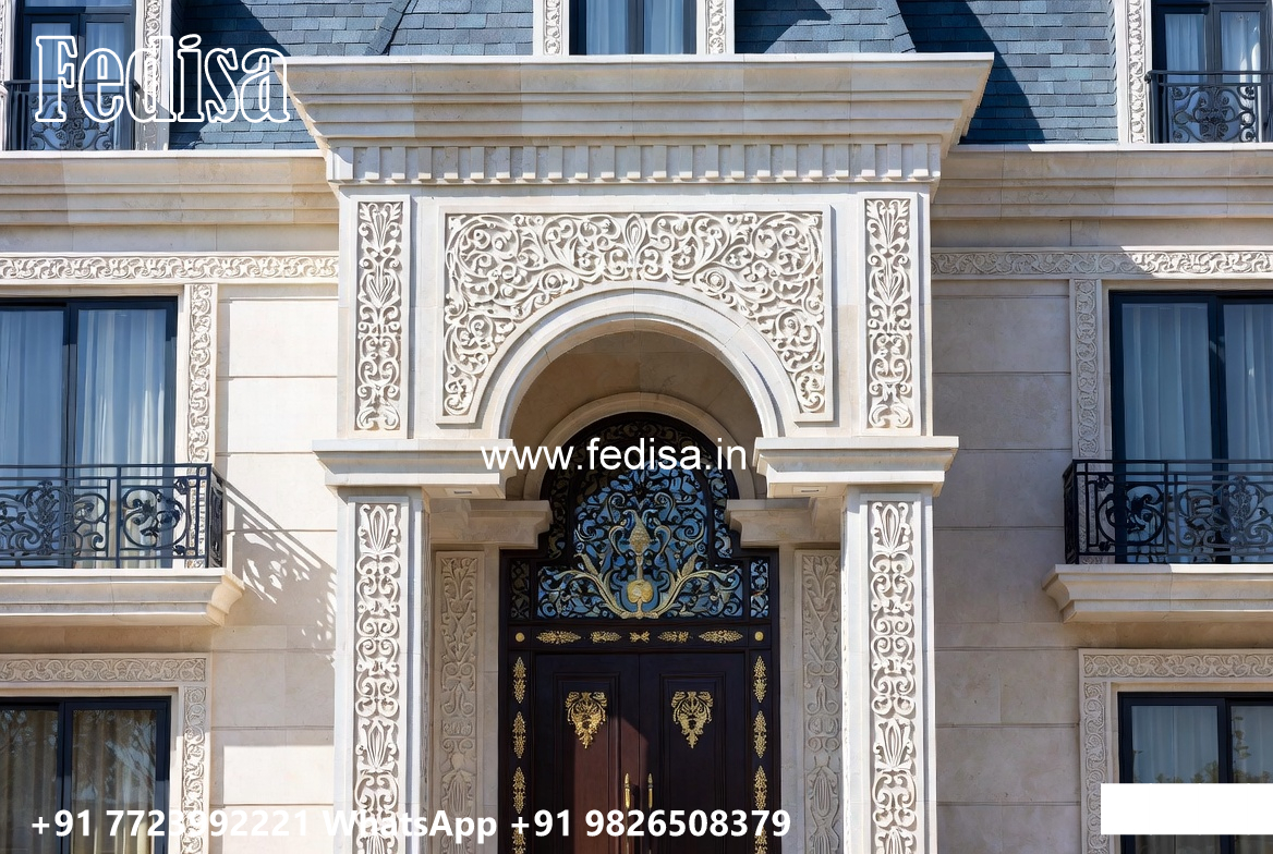 Classic Villa Design with Luxury Exterior Landscaping No-6669
