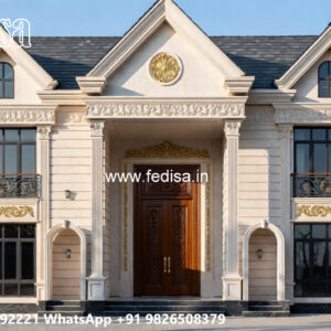 Classic Villa Design with Grand Staircase Inspiration No-6688