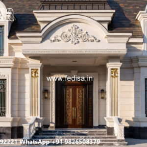 Classic Villa Design with Rich Wooden Craftsmanship No-6714