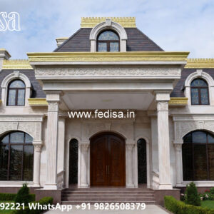 Elegant Classic Villa Design with Grand Spaces No-6733