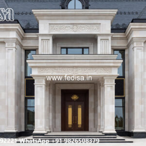 Classic Villa Design with Elegant Courtyard Inspiration No-6739