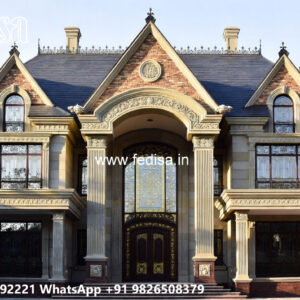 Classic Villa Design with Beautiful Marble Details No-6740
