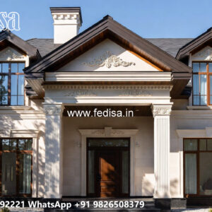 Luxury House Design with Stylish Exterior Facade No-6762