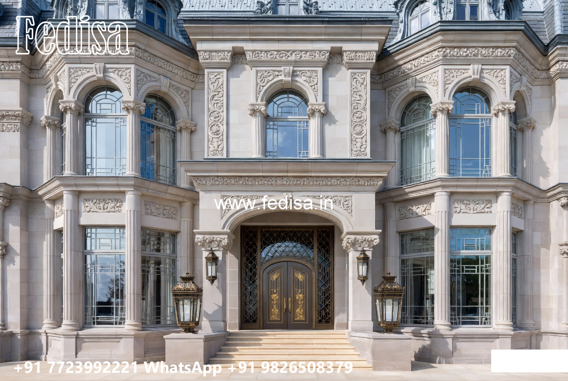 Beautiful Luxury House Design with Modern Roofing No. 6785