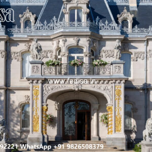 Luxury House Design with Beautiful Exterior Walls No-6843