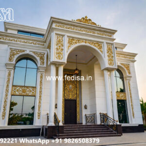 Luxury House Design with Elegant Front Yard Ideas No-6862