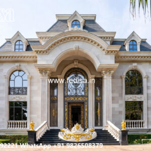 Luxury House Design with Grand Entrance Door Ideas No-6864