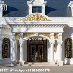 Classic House Design with Elegant Balcony Concepts No-6914