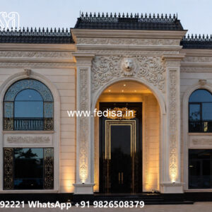 Classic House Design with Grand Entrance Ideas No-6926