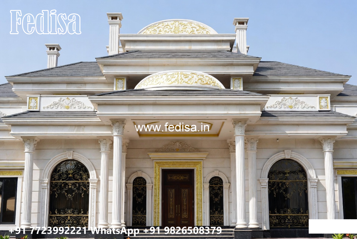 Classic House Design with Beautiful Staircase Ideas No-6930