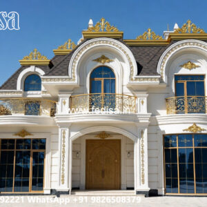 Beautiful Classic House Design with Elegant Details No-6944