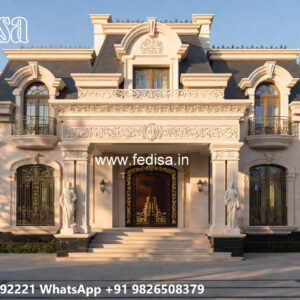 Classic House Design with Beautiful Stone Cladding No-6967