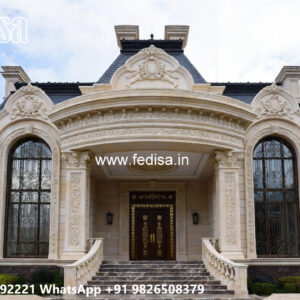 Classic House Design with Royal Decorative Details No-6976