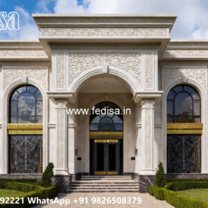 Classic House Design with Elegant Glass Windows No-6987
