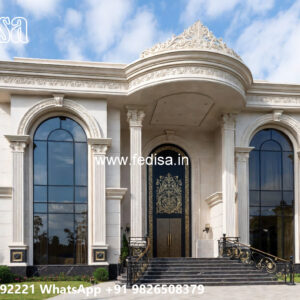 Classic House Design with Stylish Royal Interiors No-6988