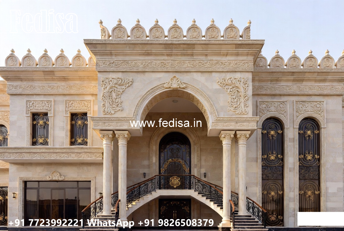 Classic House Design with Beautiful Garden Decor No-6994