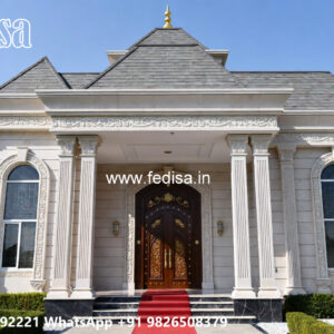 Classic House Design with Elegant Exterior Lighting No-6999