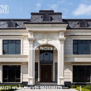 Classic House Design with Luxury Home Exterior Ideas No-7045