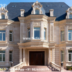 Elegant Classic Villa Design with Marble Finishes No-7065